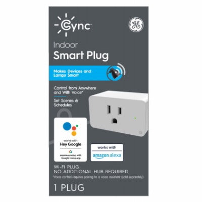 GE G E Lighting 93103491 Cync C Life Smart Plug 3 Pack