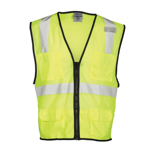 KISHIGO Kishigo 1191-s-m 6 Pocket Zipper Mesh Safety Vest S/m