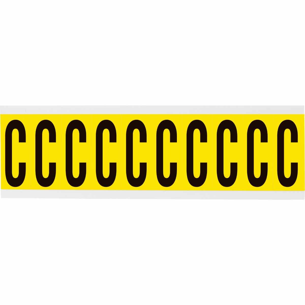 BRADY Brady 3440-C 34 Series repositionable numbers and letters vinyl cloth (2.25 H x 0.87 W in. / card of 10)