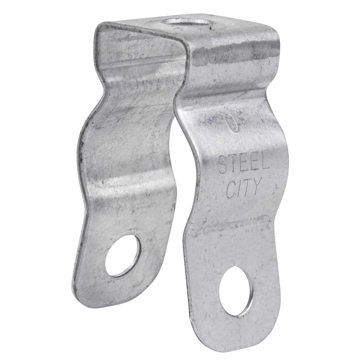 Steel City 6H4-B Rigid / EMT Conduit Hanger with Bolt, 1-1/2 Inch, Galvanized Steel