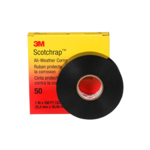3M 3M 7000057501 Scotchrap Vinyl Corrosion Protection Tape 1 in x 100 ft (1 roll/carton, 10 rolls/case) 50UP-1X100FT