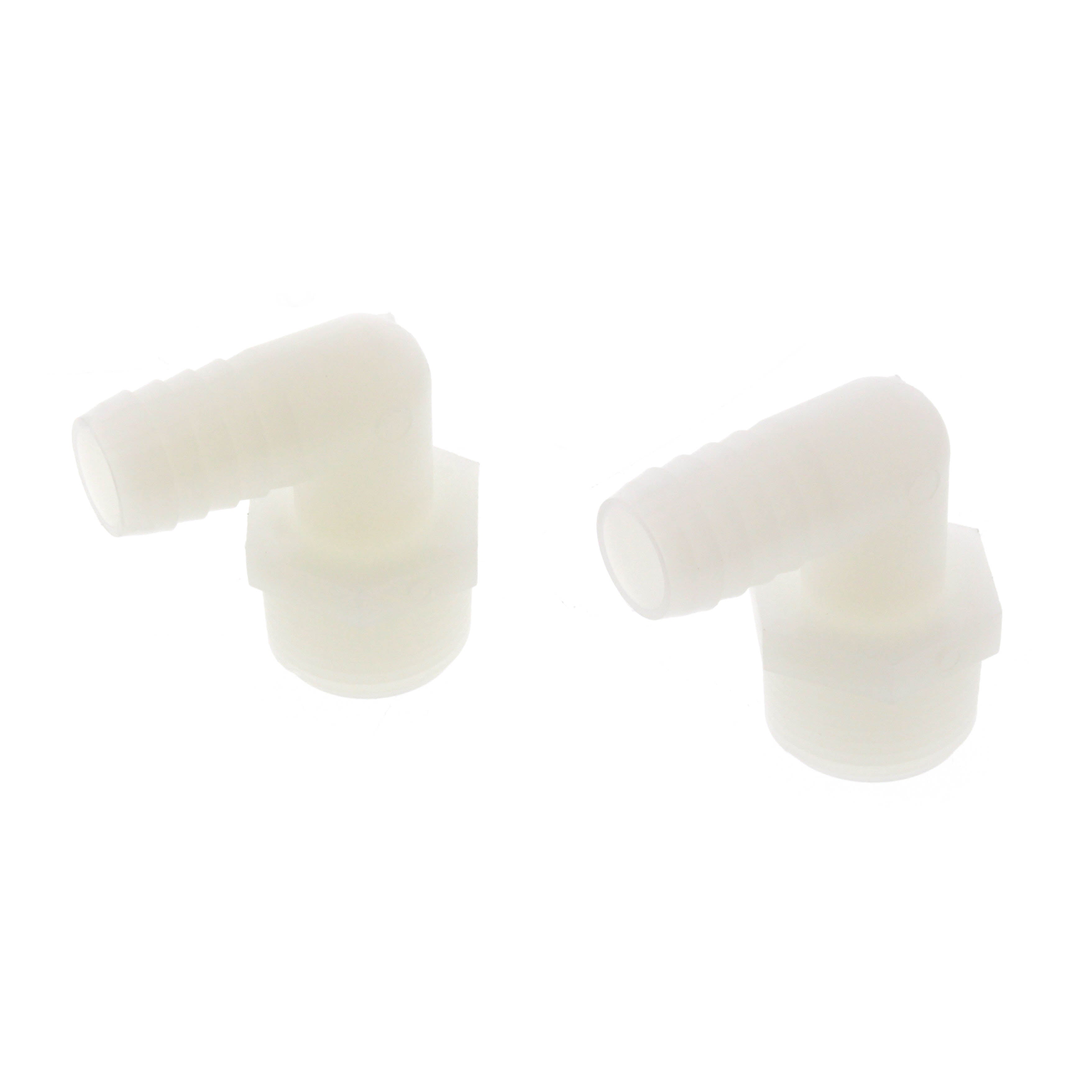 DiversiTech 701-028 Simplify Your Work 5/8 x 3/4 in. Barbed x MIPT Nylon 90 Degree Reducing Elbow