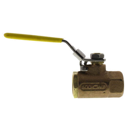 Apollo Valves 7010727 70-100 Series 1-1/2 in. PTFE Bronze Standard Port FNPT 600# Ball Valve