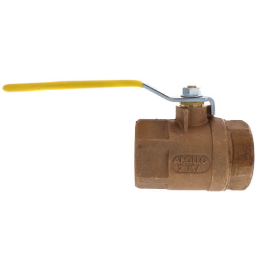 Apollo Valves 7010801 70-100 Series 2 in. PTFE Bronze Standard Port FNPT 600 Ball Valve