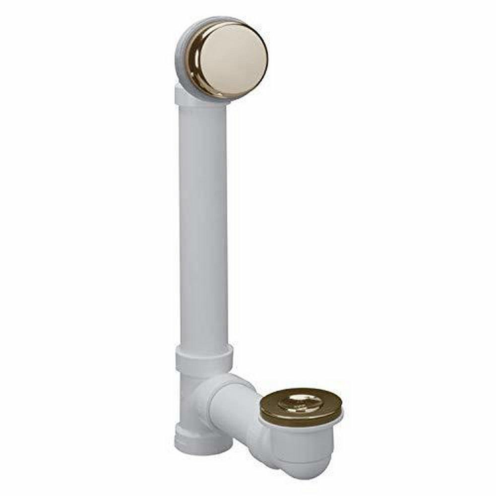 Watco 900-LTSF-0-BN Innovator Flex Series 14 in. Plastic Lift & Turn Drain in Brushed Nickel