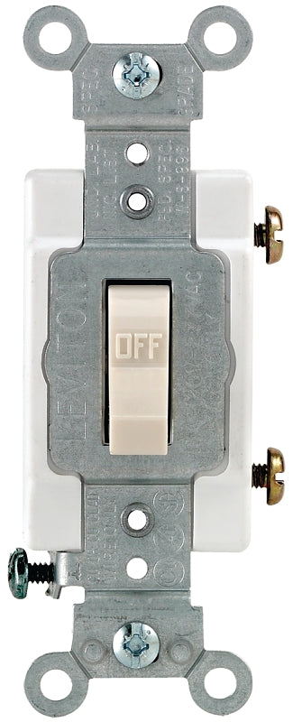 LEVITON Leviton S06-CS115-2TS Commercial Grade 15 Amp Toggle Single Pole Switch (Each) LEVCS1152TS
