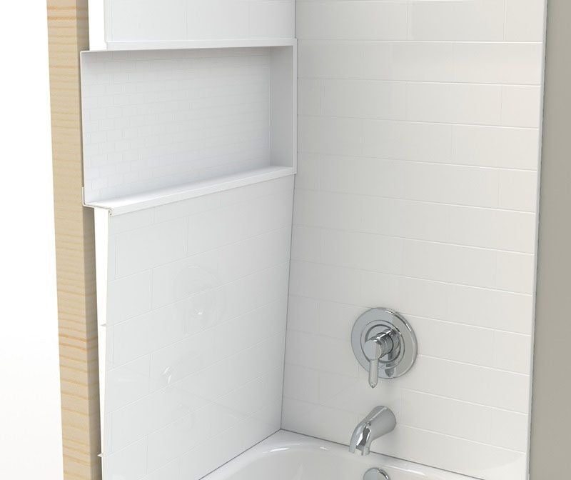 BOOTZ BOOTZ Z041-5000-00 NexTile 4 Piece Tub Wall Kit 60 x 30