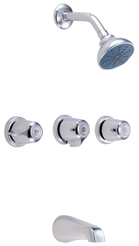 Gerber G004713083 Classics 3-Handle Tub/Shower Faucet with Diverter 2.0 ...