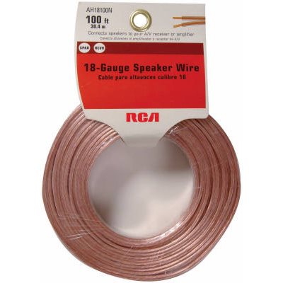 TRUE VALUE AH18100R RCA 100-Ft. 18/2 Speaker Wire