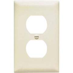 TRUE VALUE TP8LACP10 Wall Plate Duplex Outlet Almond Nylon 10-Pk