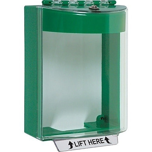 STI STI-13210NG Pull Station Cover Green Universal Stopper