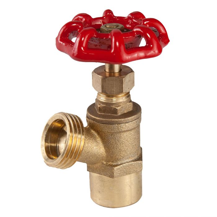 Soval 702-005S - 1/2" Brass Boiler Drain CxC