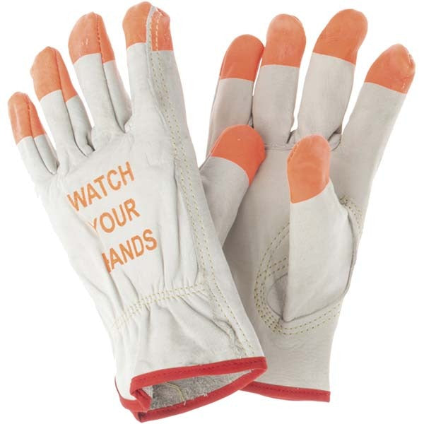 MCR SAFETY Mcr Safety 3215PIS Leather Work Gloves Small