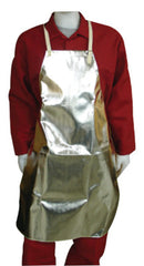 Stanco AR42B Aluminized Fabric Aprons 24 in X 42 in Replacement MPN