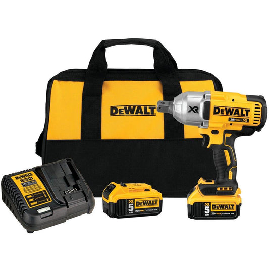 DeWalt DCF897P2 20V MAX XR 3/4 Impact Wrench Kit with Hog Ring