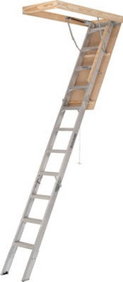 LOUISVILLE LADDER Louisville Ladder AA2510 Aluminum Attic Ladder 375 Lb