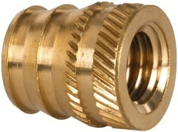 E-Z LOK E-z Lok DV-316-TH Brass Double Vane Threaded Insert 3/8-16