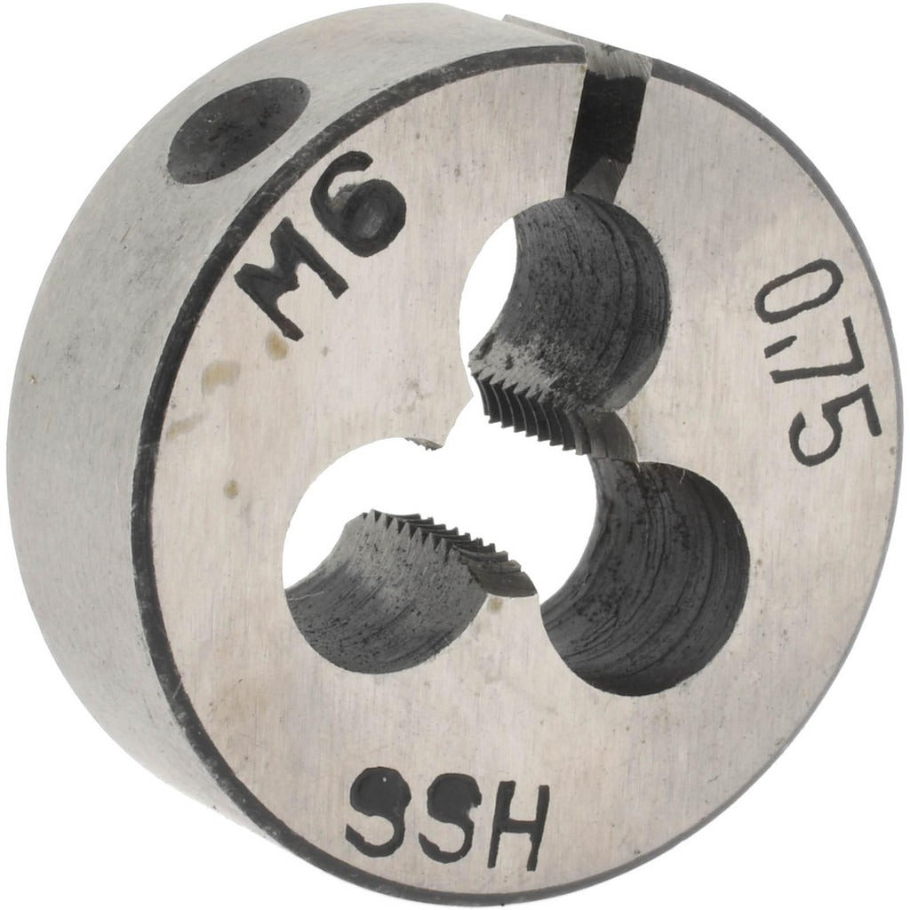 VALUE COLLECTION Value Collection 314-1636 Round Die M6x0.75 1 Inch Od Hss