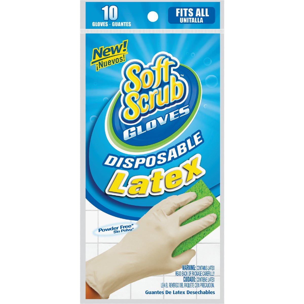 SOFT SCRUB Soft Scrub 11310-26 Disposable Latex Gloves 10 Count