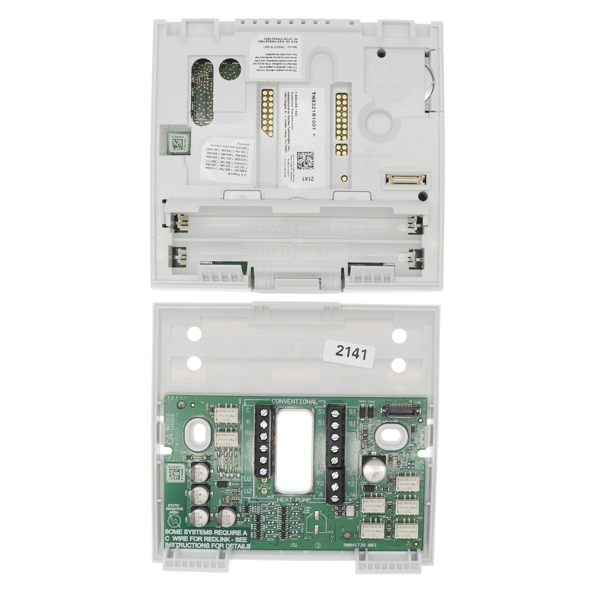HONEYWELL HOME Honeywell Home YTH8321R1002 Programmable Touchscreen Thermostat Dual Powered (3H/2C) TH8321R1001
