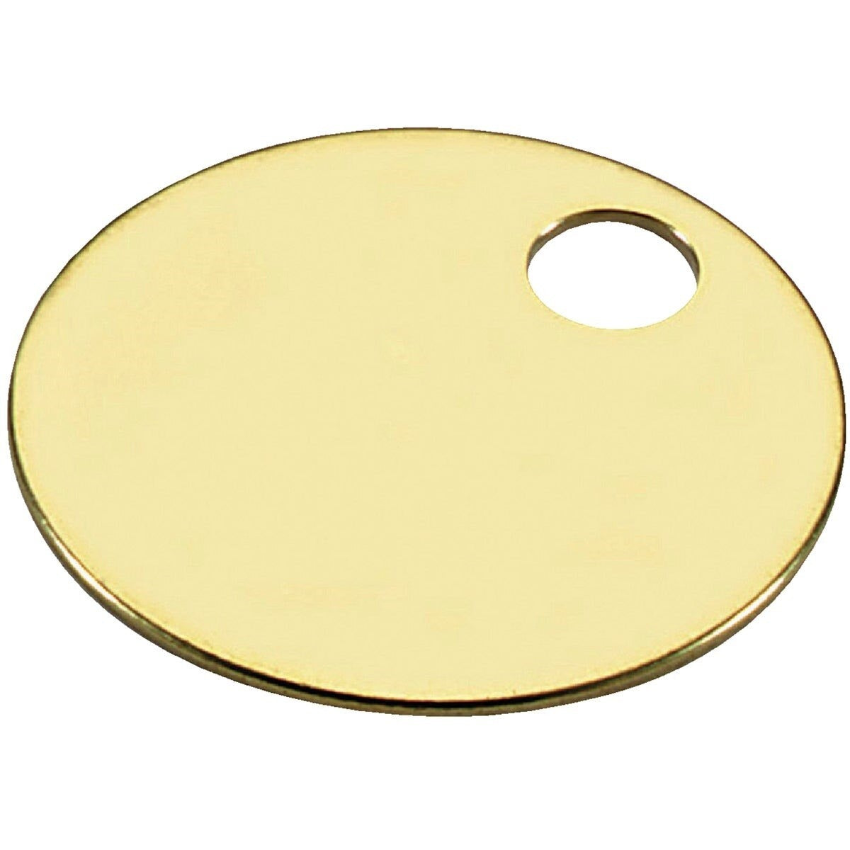 LUCKY LINE Lucky Line 26013 Engravable Tag 1-3/8 In. Brass Key Tag (100-Pack)
