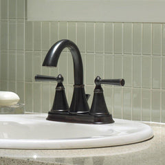 Pfister LG48GL0Y Saxton 2 Handle Centerset Bathroom Sink Faucet in Tuscan Bronze