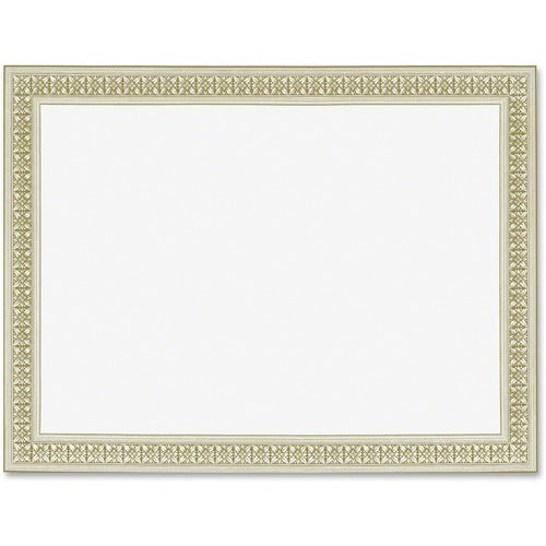 GEOGRAPHICS Geographics GEO45492 Gold Parchment Certificate Paper 12pk