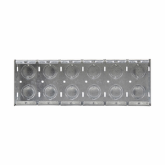 Crouse-Hinds TP686 Crouse-Hinds Series TP686 9-3/16 x 2-1/2 x 3-3/4 Inch Steel 5-Gang Masonry Box