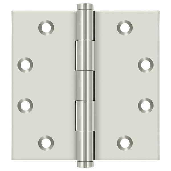 DELTANA Deltana DSB4514 Square Hinge 4.5x4.5 in Bright Nickel
