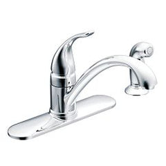 Moen 7082 Torrance Single Handle Kitchen Faucet with Side Spray Chrome