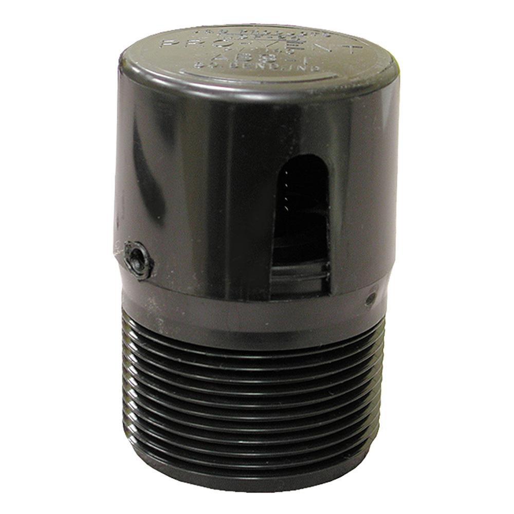 Jones Stephens P21150 Provent 1-1/2 inch ABS Air Vent in Black