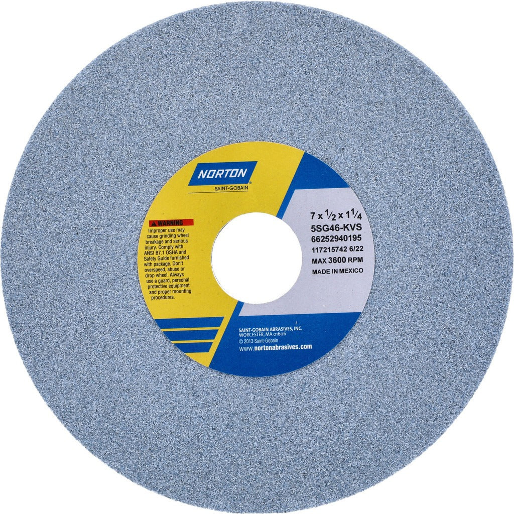 NORTON Norton 66252940195 Surface Grinding Wheel 7in 46 Grit