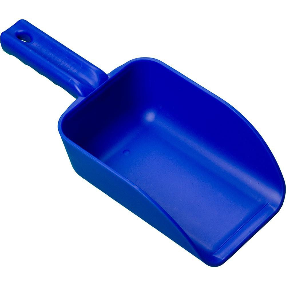 VIKAN Vikan 64003 Flat Bottom Scoop 32 Oz Blue Polypropylene