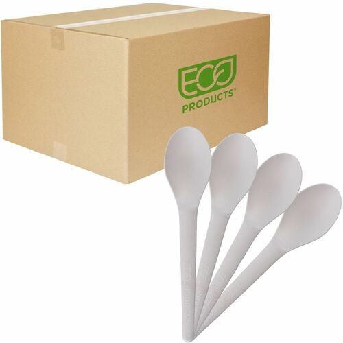 ECO-PRODUCTS Eco-products ECOEPS013 Disposable Spoon 6 in Clear 1000 Ct