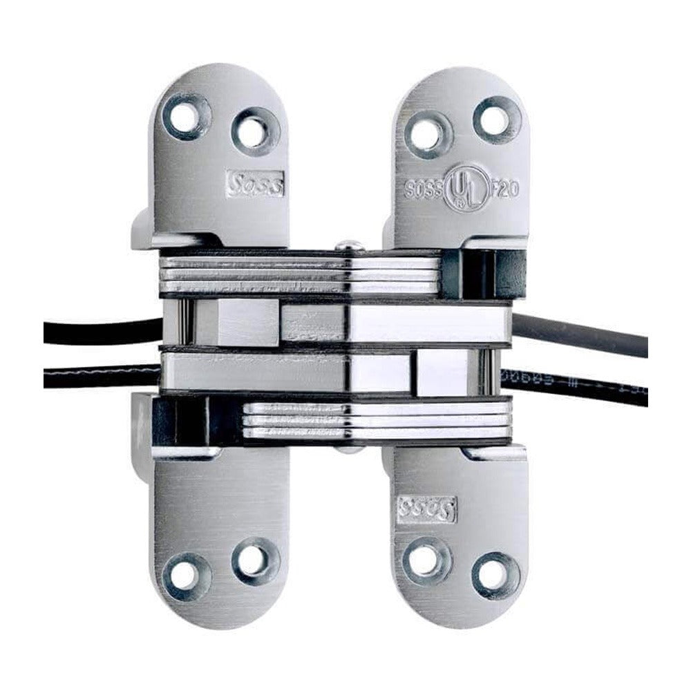 SOSS Soss 218PTUS26D Invisible Power Transfer Hinge Satin Chrome