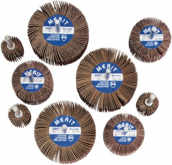 MERIT Merit Abrasives 08834131041 Flap Wheel Kit 9 Piece