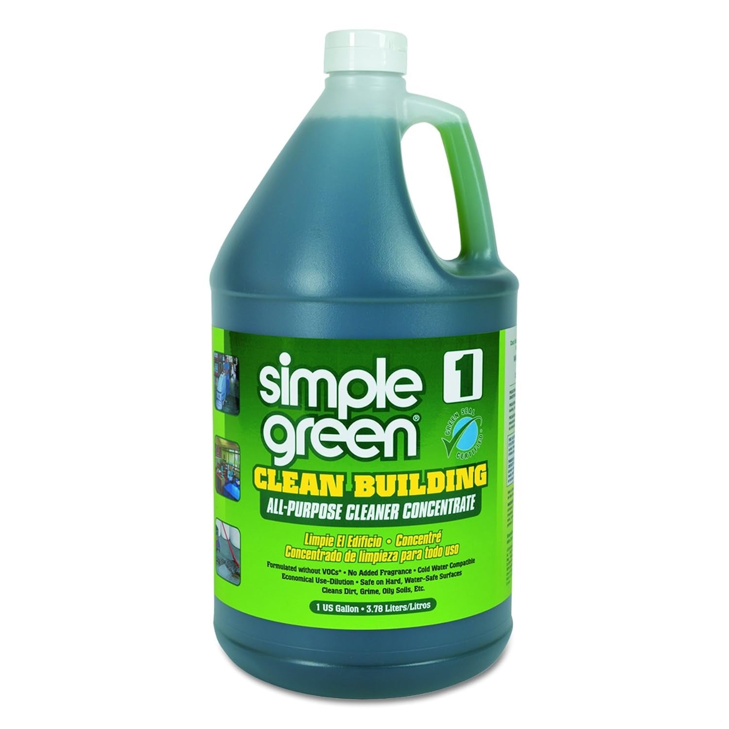 SIMPLE GREEN Simple Green SMP11001 Clean Building All-Purpose Cleaner Concentrate 1 gal bottle