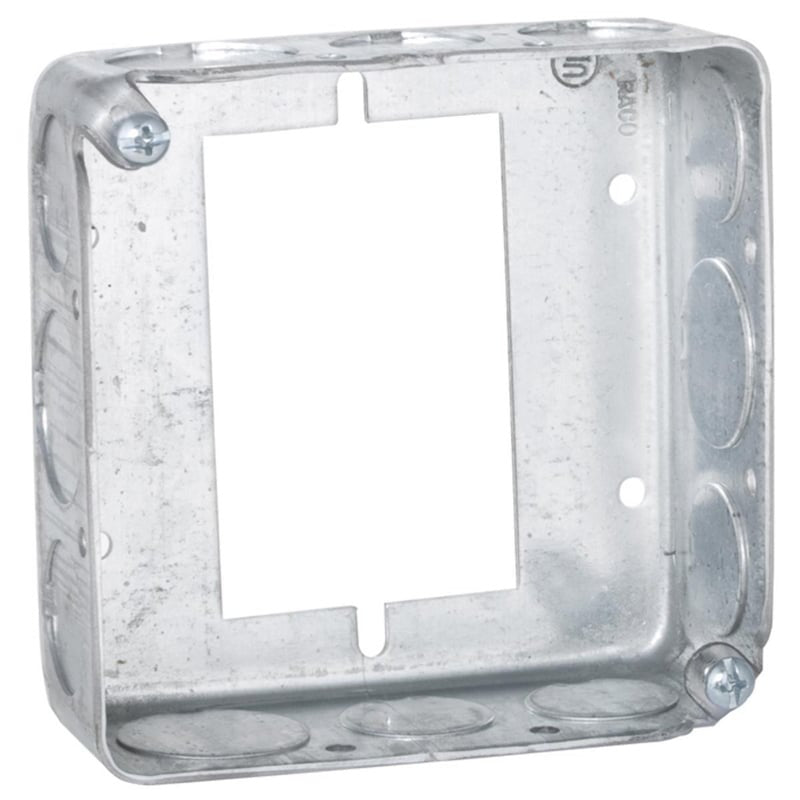 MULTIPLE MULTIPLE 187 4 Square Extension Ring 1-1/2 Inch Deep 1/2-3/4 KO