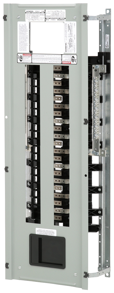 Siemens P1A42MC250AT 120/240 Volt 250 Amp 42 Circuit 1-Phase 3-Wire Aluminum Bus Convertible Main Panelboard Interior