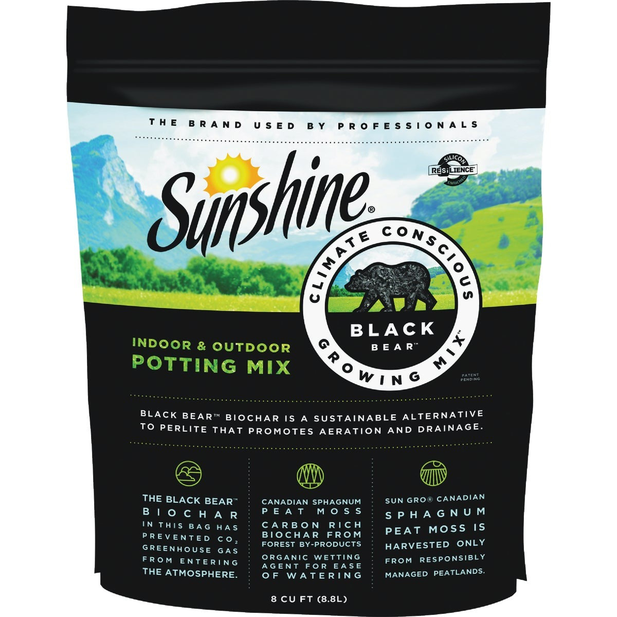 SUNSHINE Sunshine 132115.Q08P Black Bear Pot Mix 8 Qt