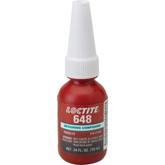 Loctite 1835922 648 Retaining Compound Green Liquid 10 ml Bottle