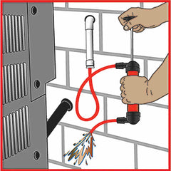 Nu-Calgon 61308 A/C Drain Sucker Kit Manual 16 in Plastic Condensate Drain Pan