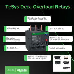 Schneider Electric LRD05 Overload Relay 0.63-1 Amp 3-Pole