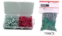 Diversitech 7106CX Plug Anchor Kit #10 x 1 Includes 1/4 Bit