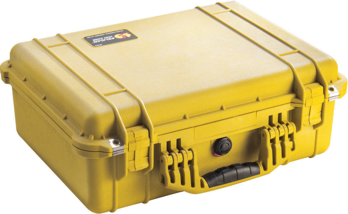 Pelican 1500-000-240 Protector Case Yellow 16.75 x 11.18 x 6.12 Inches