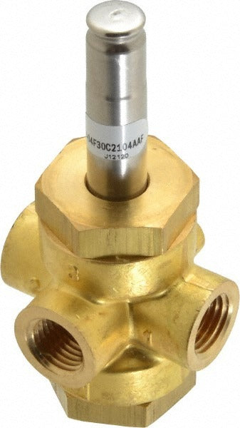 PARKER Parker 04F30C2104AAF Solenoid Valve 1/4 in Npt Nc Brass