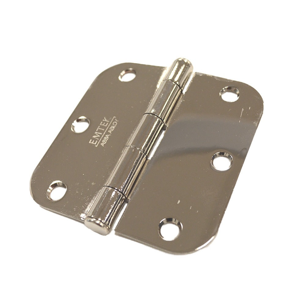 EMTEK Emtek 91033US14 3-1/2 in Steel Hinge Pair Polished Nickel