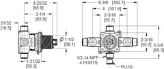 Pfister JX8-340A Tub and Shower Rough Valve