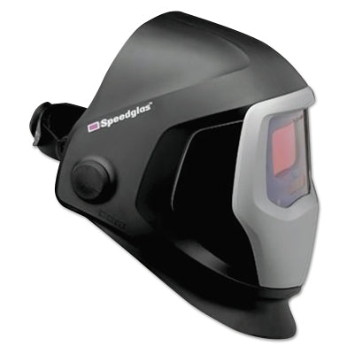 3M 7010302093 Speedglas 9100 Series Helmet with Auto-Darkening Filter Variable 5, 8 to 13 Black 2.8 in x 4.2 in Window