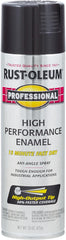 Rust-Oleum 7579838 Professional High Performance Enamel Spray Paint 15 Oz Gloss Black